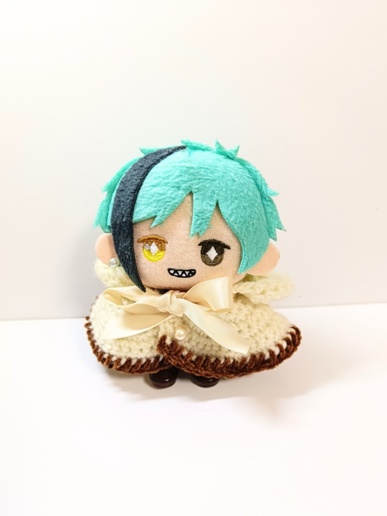 10cmぬい服 ビッグリボンフードケープ