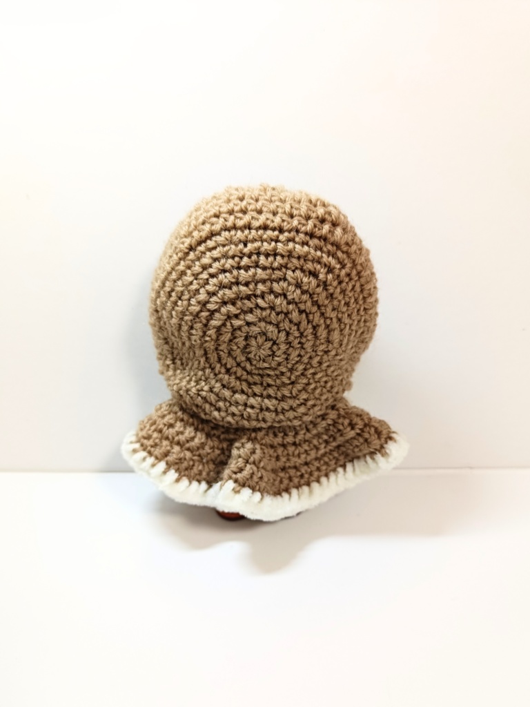 10cmぬい服 ビッグリボンフードケープ