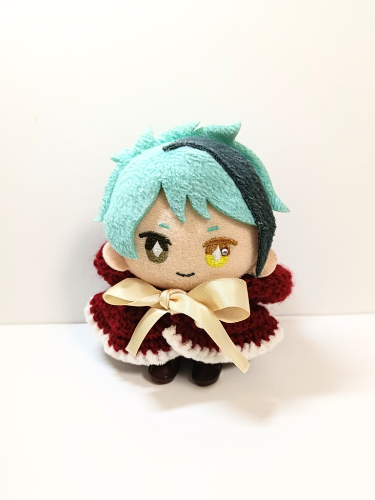 10cmぬい服 ビッグリボンフードケープ