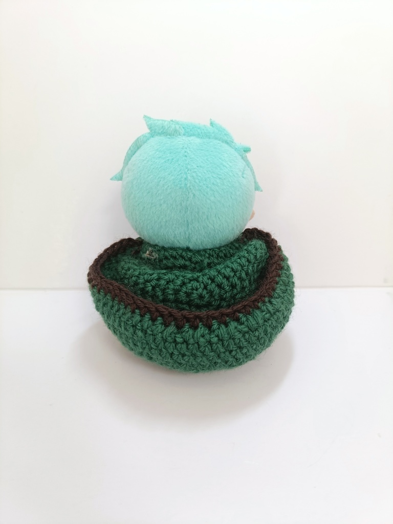 10cmぬい服 山を愛するぬいのフードケープ