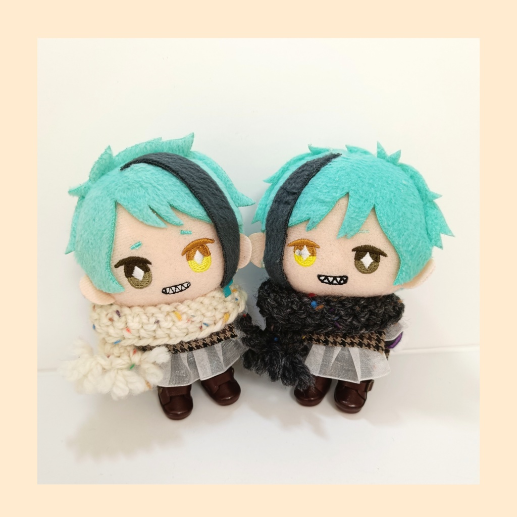 10cmぬい服 ネップニットマフラー