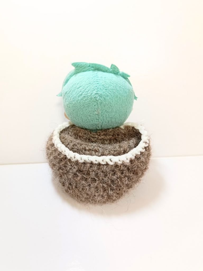 10cmぬい服 モヘアフードケープ