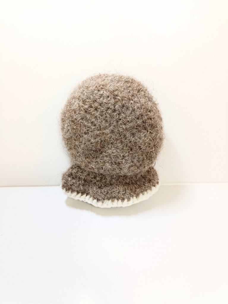 10cmぬい服 モヘアフードケープ