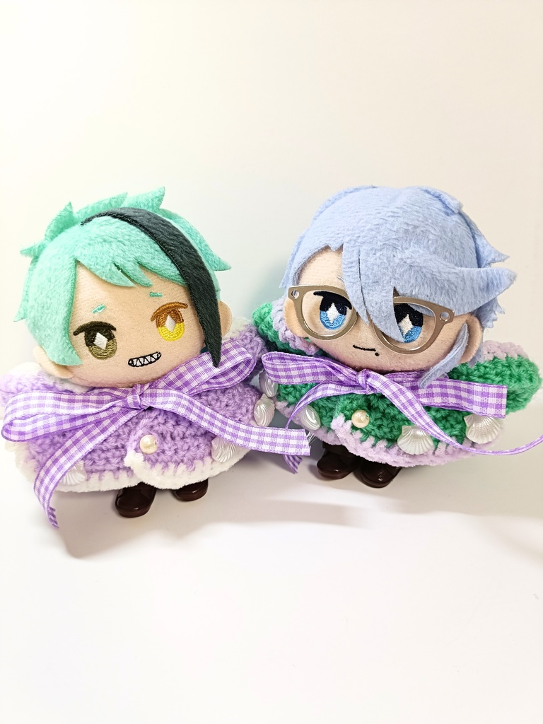 10cmぬい服 マーメイドカラーフードケープ