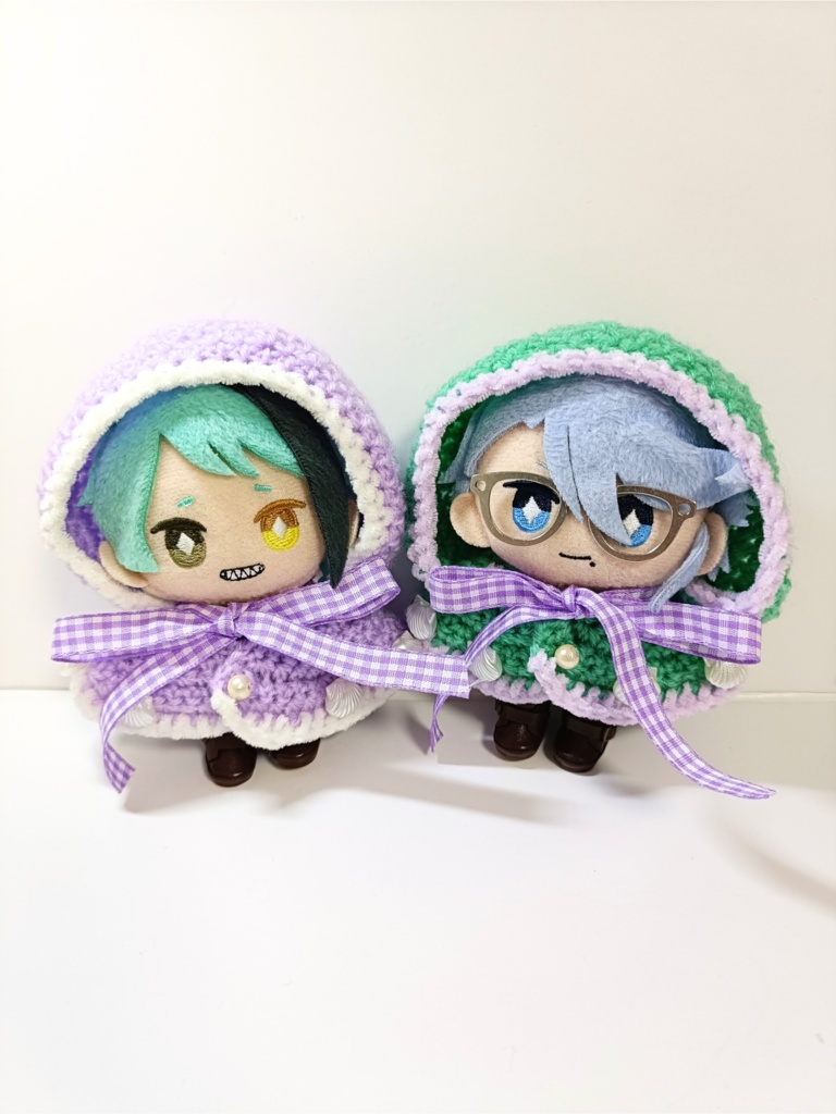 10cmぬい服 マーメイドカラーフードケープ