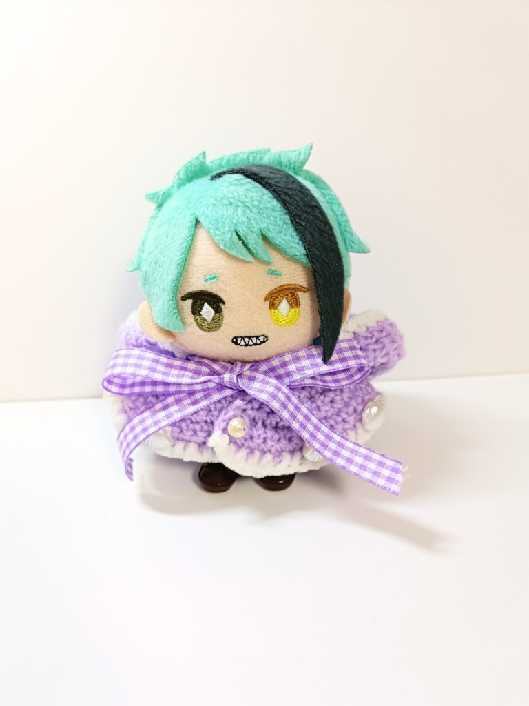 10cmぬい服 マーメイドカラーフードケープ