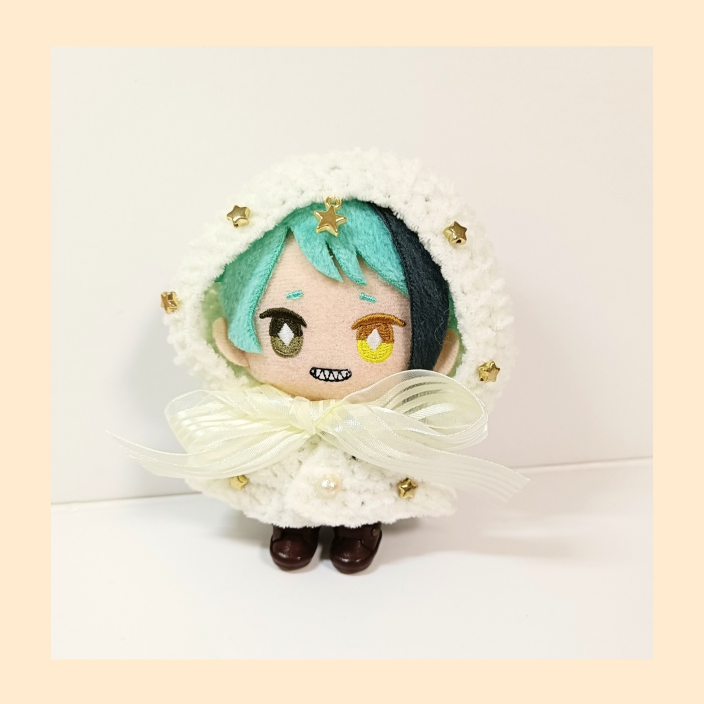 10cmぬい服 エトワール・ブランフードケープ