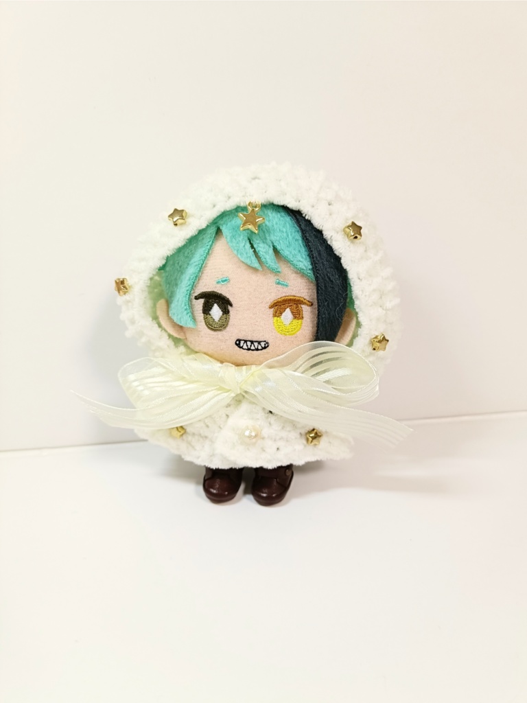 10cmぬい服 エトワール・ブランフードケープ