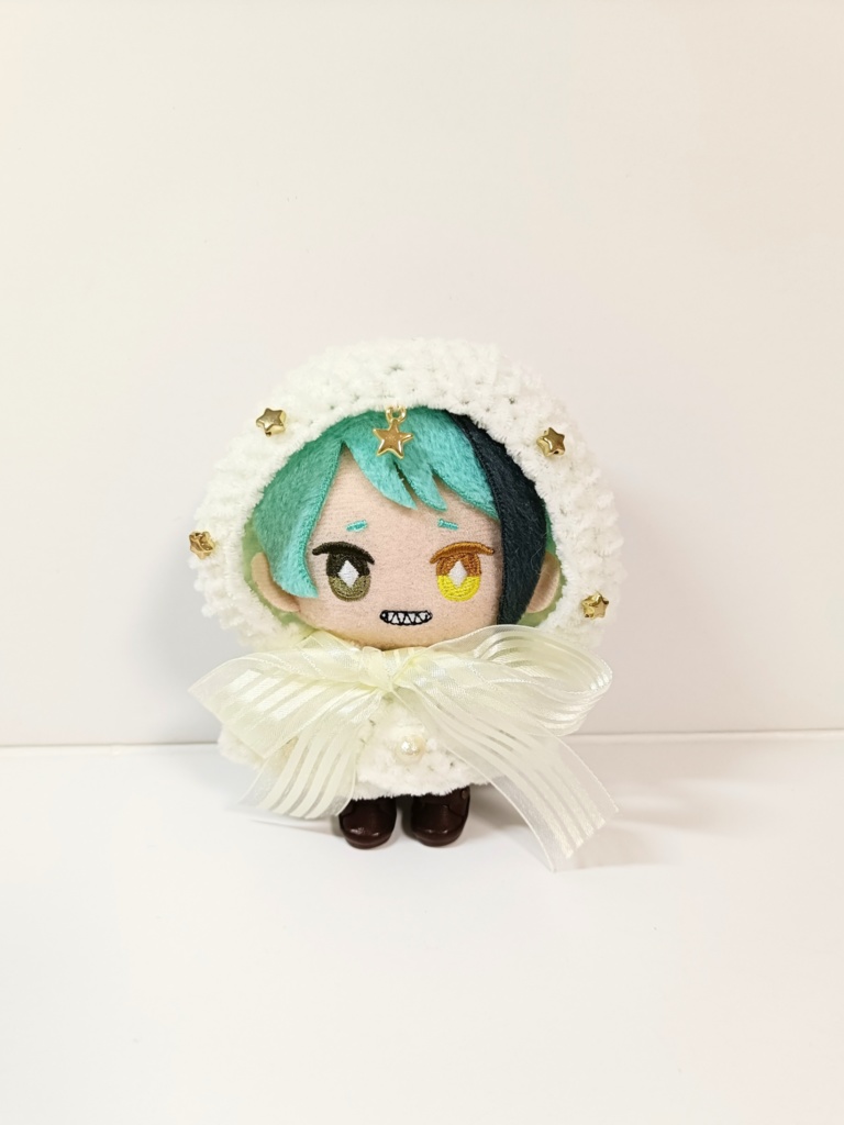 10cmぬい服 エトワール・ブランフードケープ