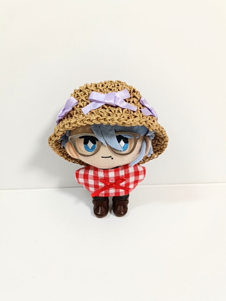 10cmぬい服 ミニリボンだらけ麦わら帽子 -prototype.ver-