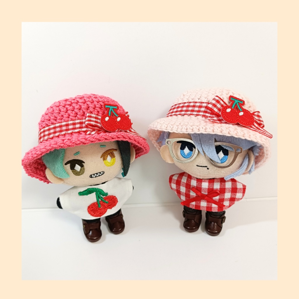 ぬい服10cm ラブリー♡コットンハット