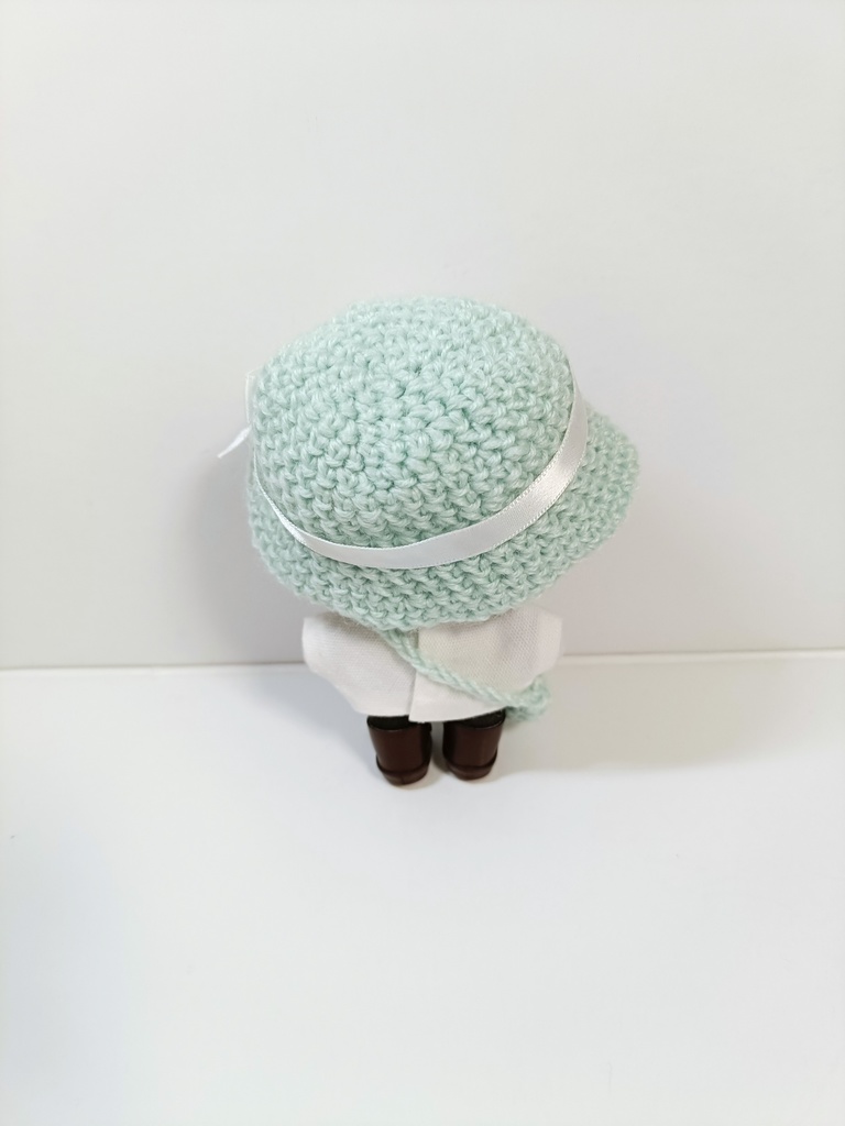 ぬい服10cm パステルマリンハット&バッグセット