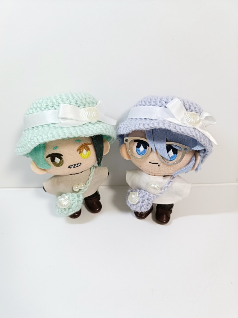 ぬい服10cm パステルマリンハット&バッグセット