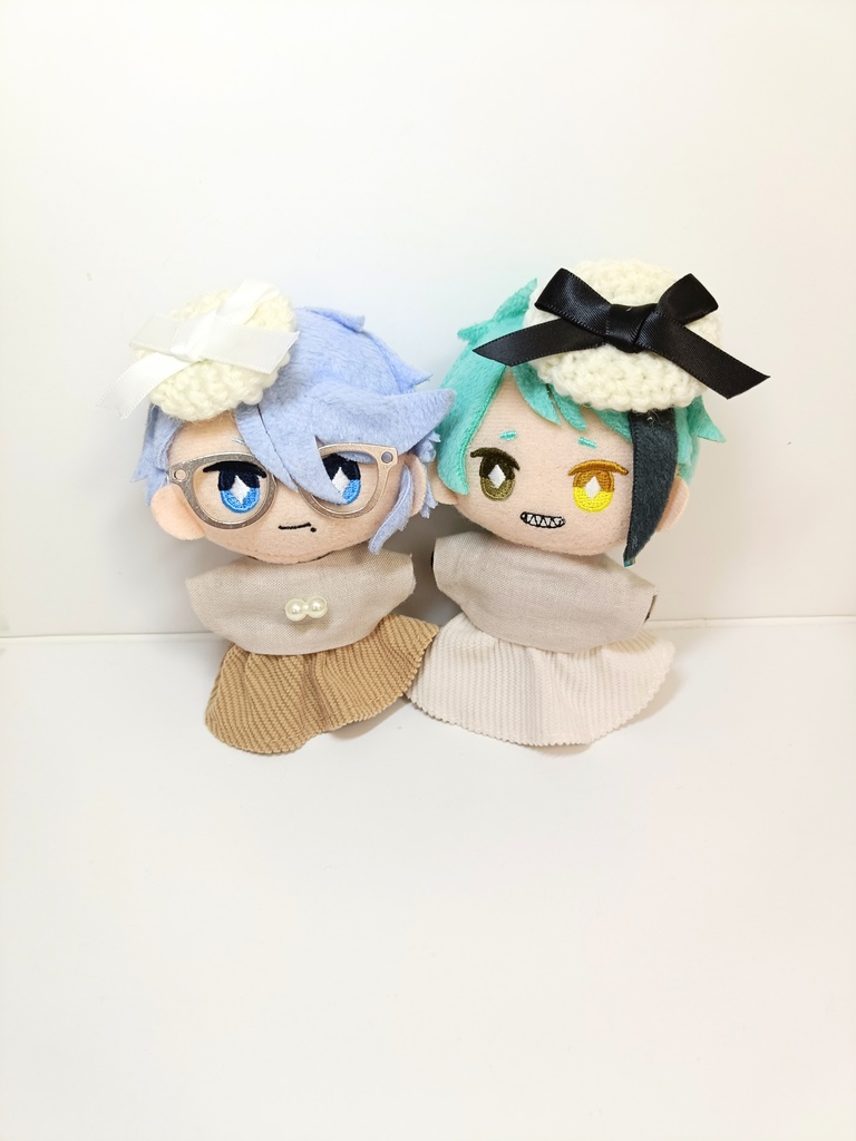 ぬい服10cm サテンリボンチビベレー