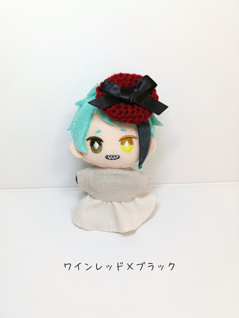 ぬい服10cm サテンリボンチビベレー