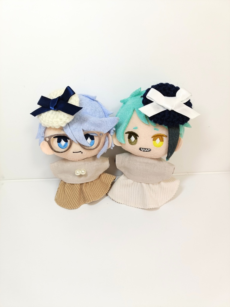 ぬい服10cm サテンリボンチビベレー