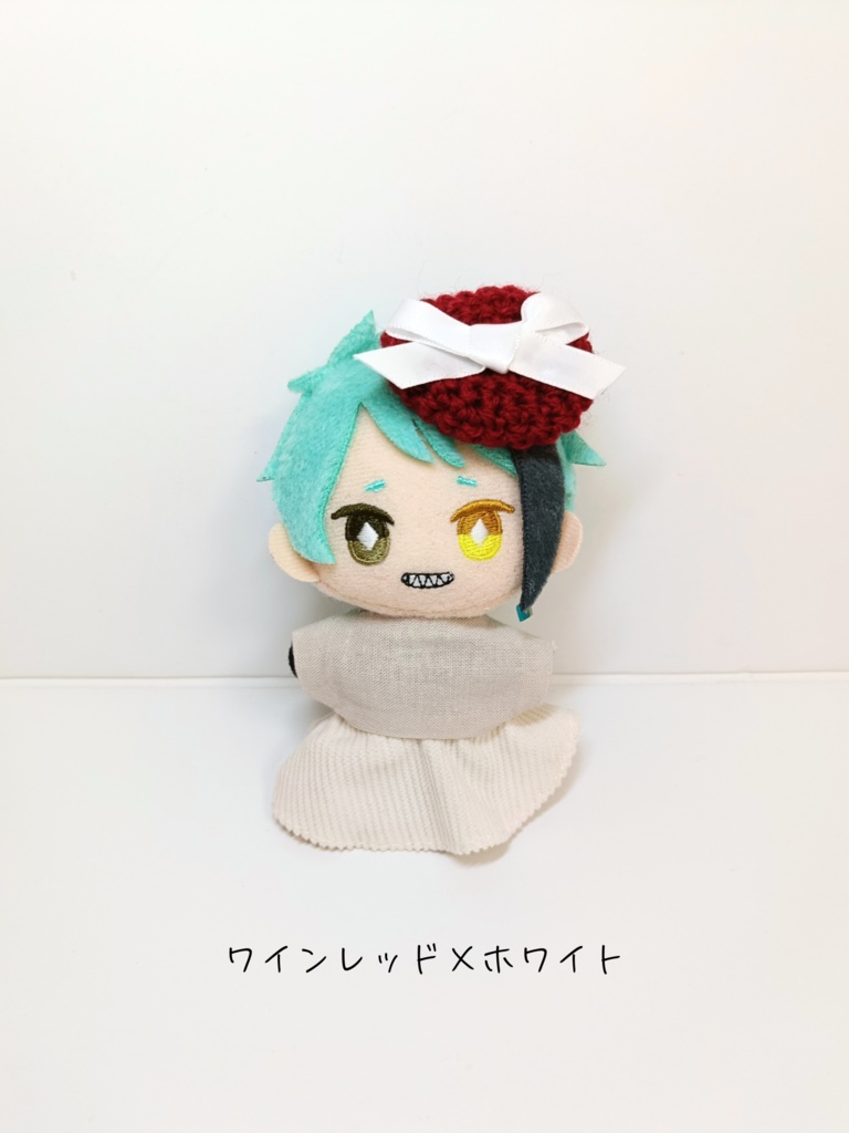 ぬい服10cm サテンリボンチビベレー