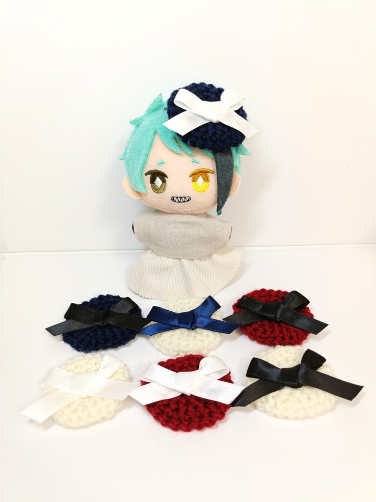 ぬい服10cm サテンリボンチビベレー