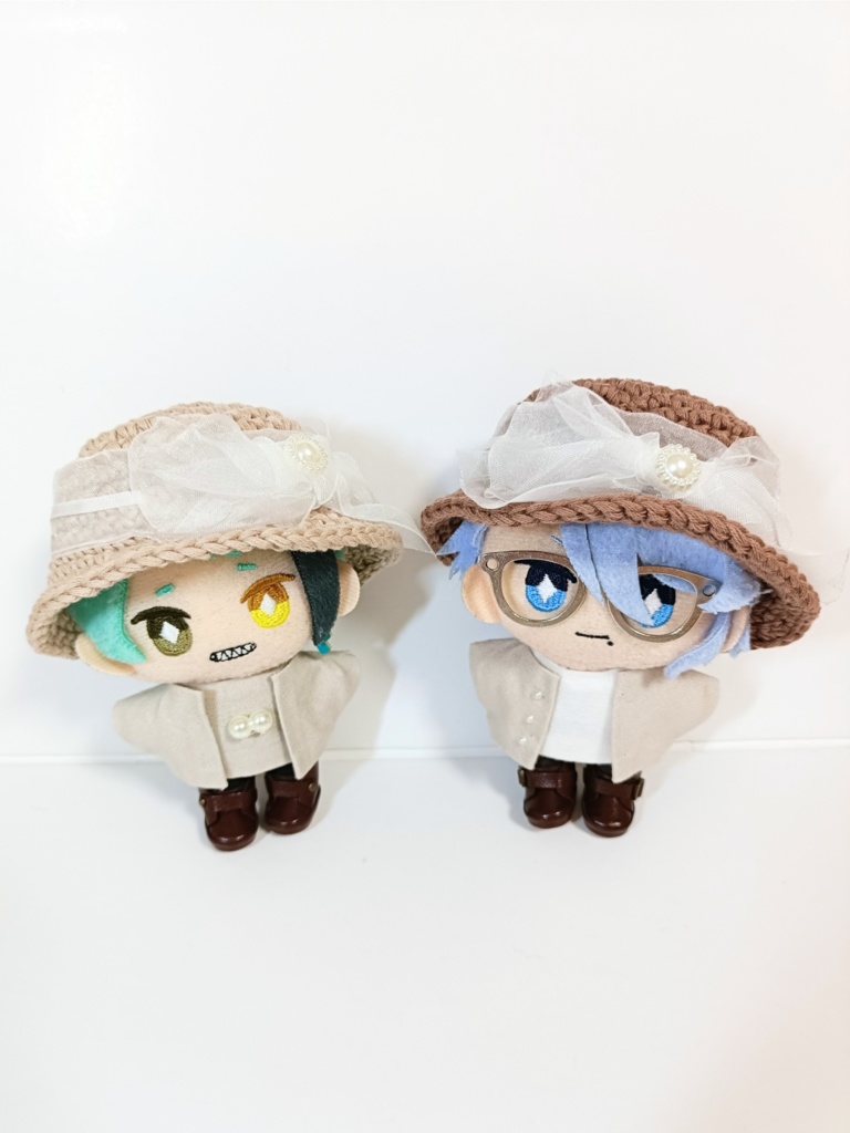 ぬい服10cm オーガンジーモカハット