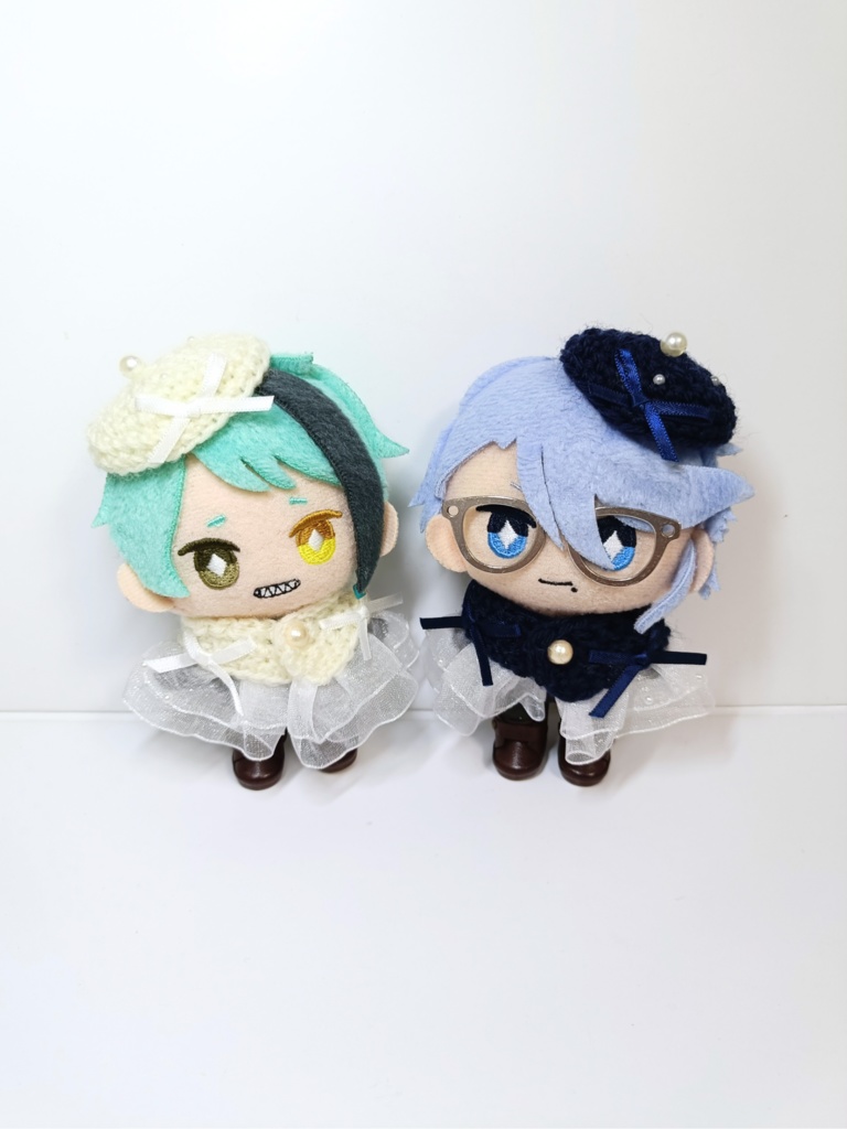 10cmぬい服 サテンパールケープ&チビベレーセット