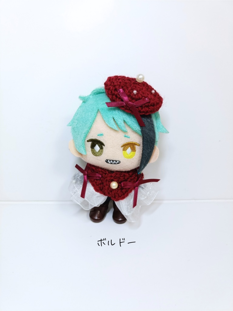 10cmぬい服 サテンパールケープ&チビベレーセット