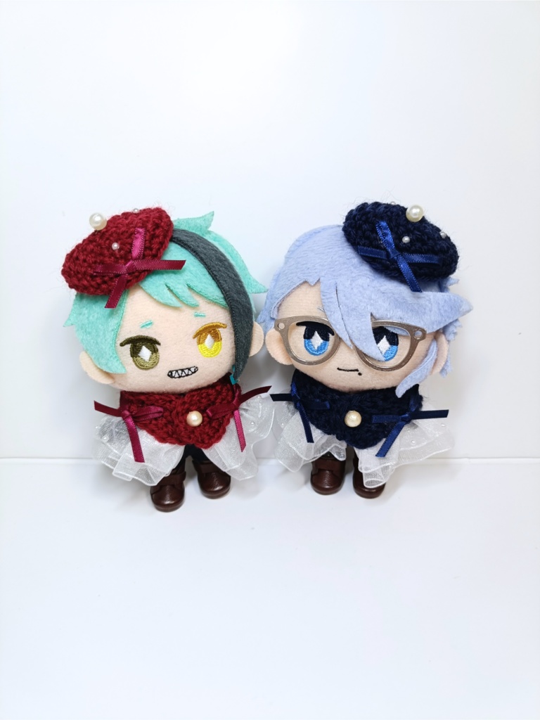 10cmぬい服 サテンパールケープ&チビベレーセット