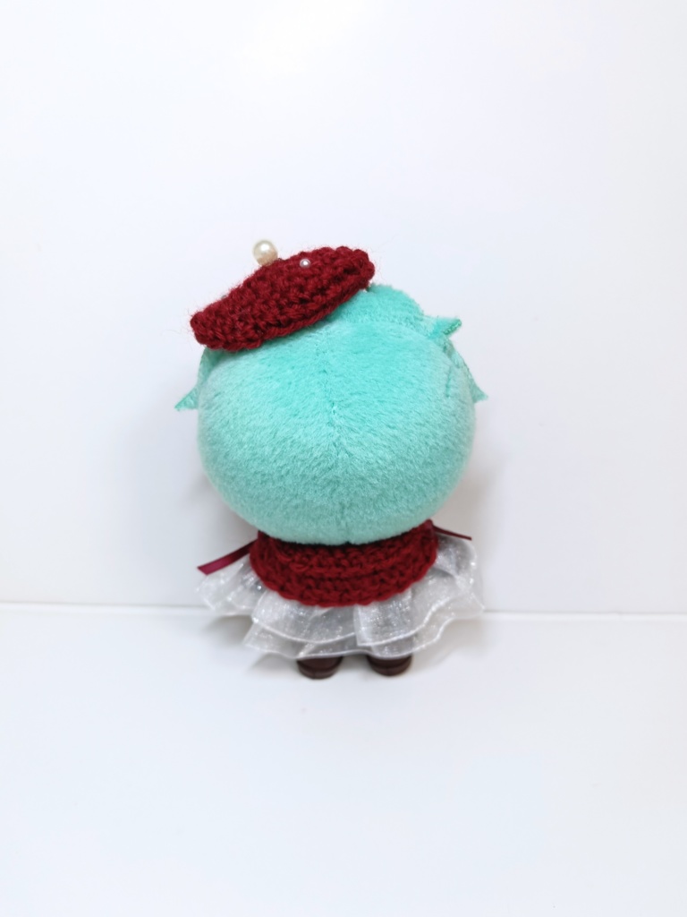 10cmぬい服 サテンパールケープ&チビベレーセット