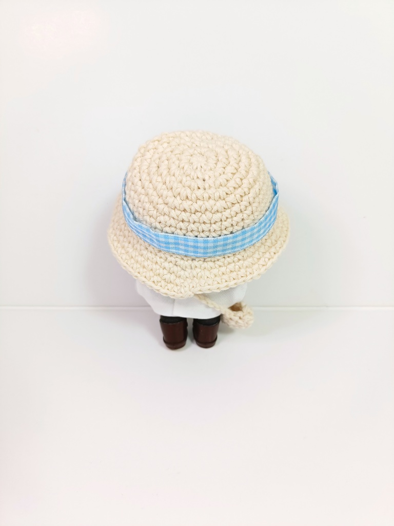 ぬい服10cm ふわふわくまさんセット(ハット&トップス&バッグ)