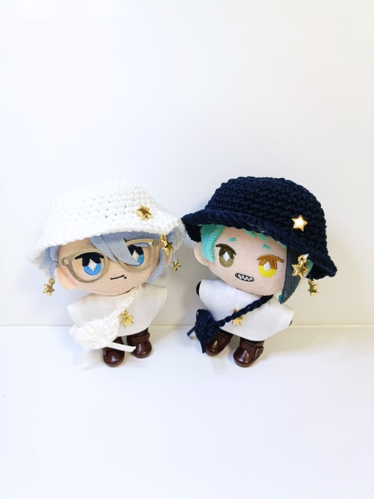 ぬい服10cm ぶらさがりスターセット(ハット&トップス&バッグ)