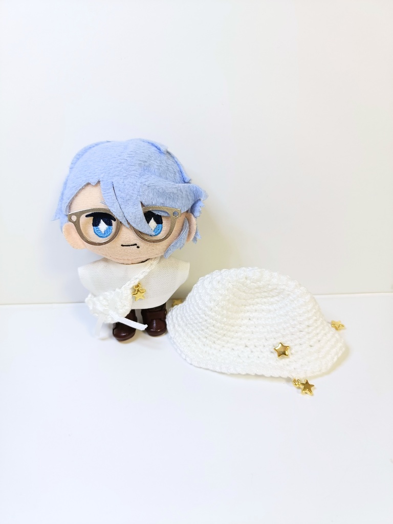 ぬい服10cm ぶらさがりスターセット(ハット&トップス&バッグ)