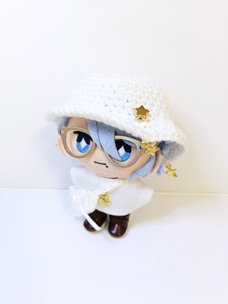 ぬい服10cm ぶらさがりスターセット(ハット&トップス&バッグ)