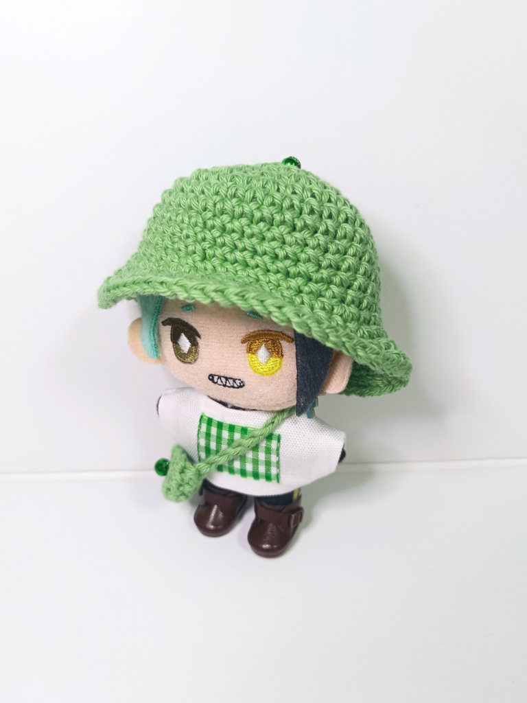 ぬい服10cm ちりりん!カラフル三兄弟セット(ハット&トップス&バッグ)