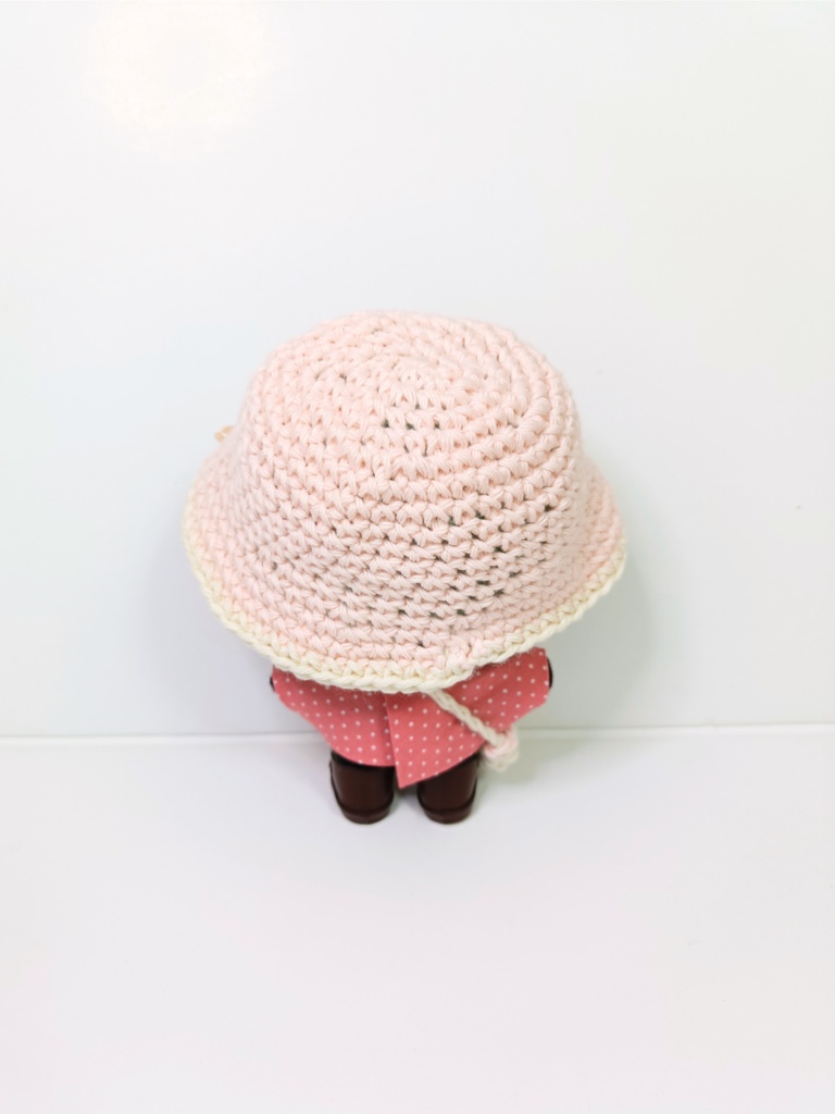 ぬい服10cm 夏のいちごセット(ハット&トップス&バッグ)