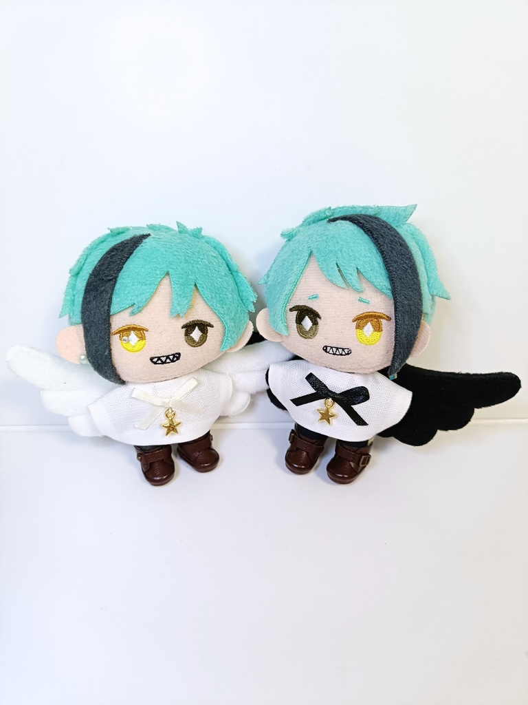 ぬい服10cm 天使&だ天使セット(ハット&トップス)