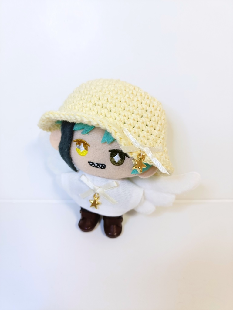 ぬい服10cm 天使&だ天使セット(ハット&トップス)