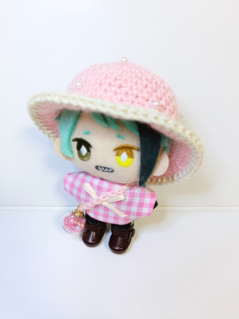 ぬい服10cm キラキラ!キャンディーセット(ハット&トップス&ポシェット)