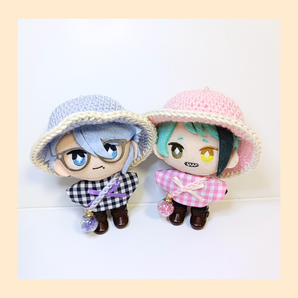 ぬい服10cm キラキラ!キャンディーセット(ハット&トップス&ポシェット)