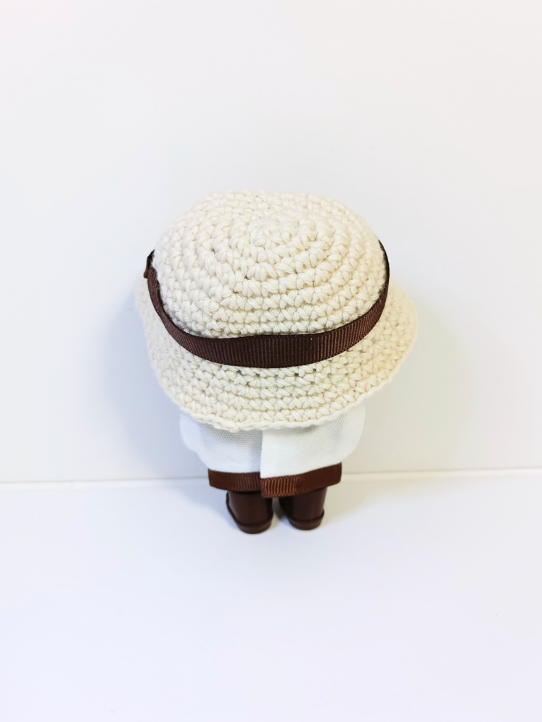 ぬい服10cm グログランリボンセット(ハット&トップス)