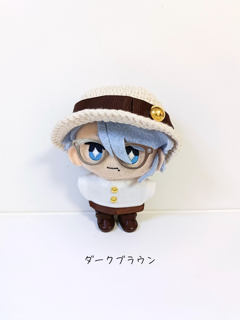 ぬい服10cm グログランリボンセット(ハット&トップス)