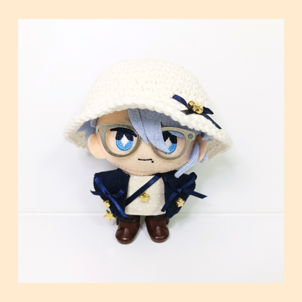 ぬい服10cm ゴージャス!エトワールセット(ハット&トップス&ジャケット&ポシェット)
