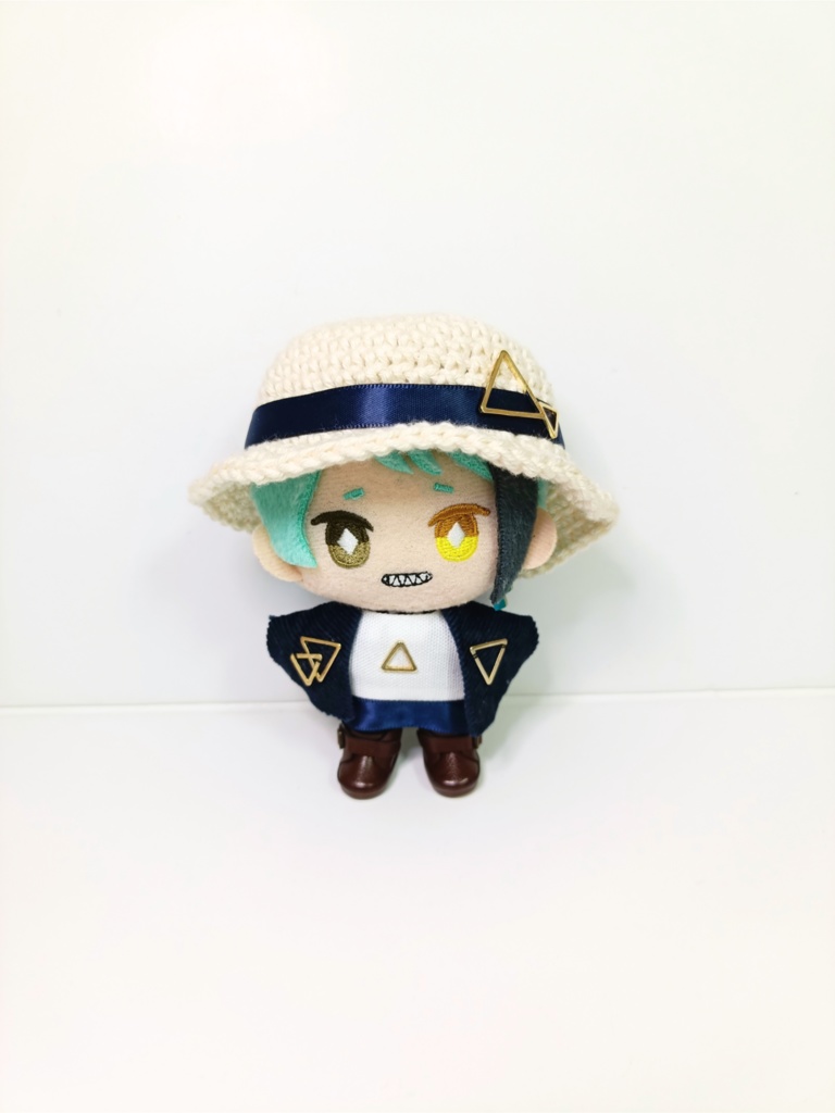 ぬい服10cm 幾何学!夏セット(ハット&トップス&ジャケット)