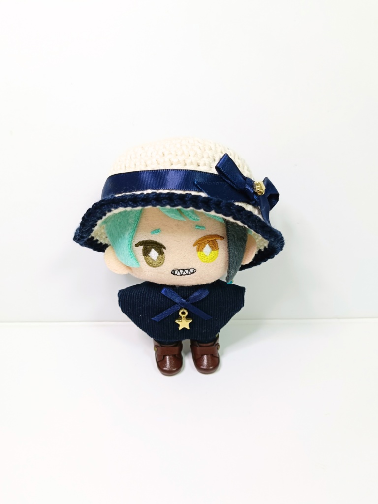 ぬい服10cm シンプルエトワールセット(ハット&トップス)