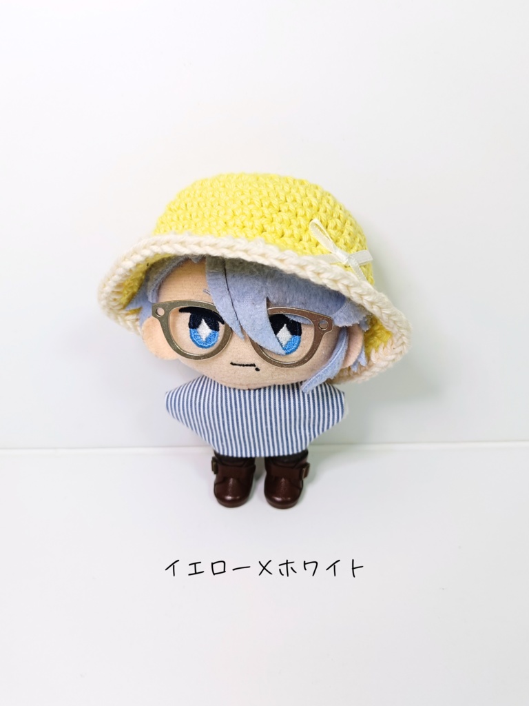 ぬい服10cm バイカラービタミンハット