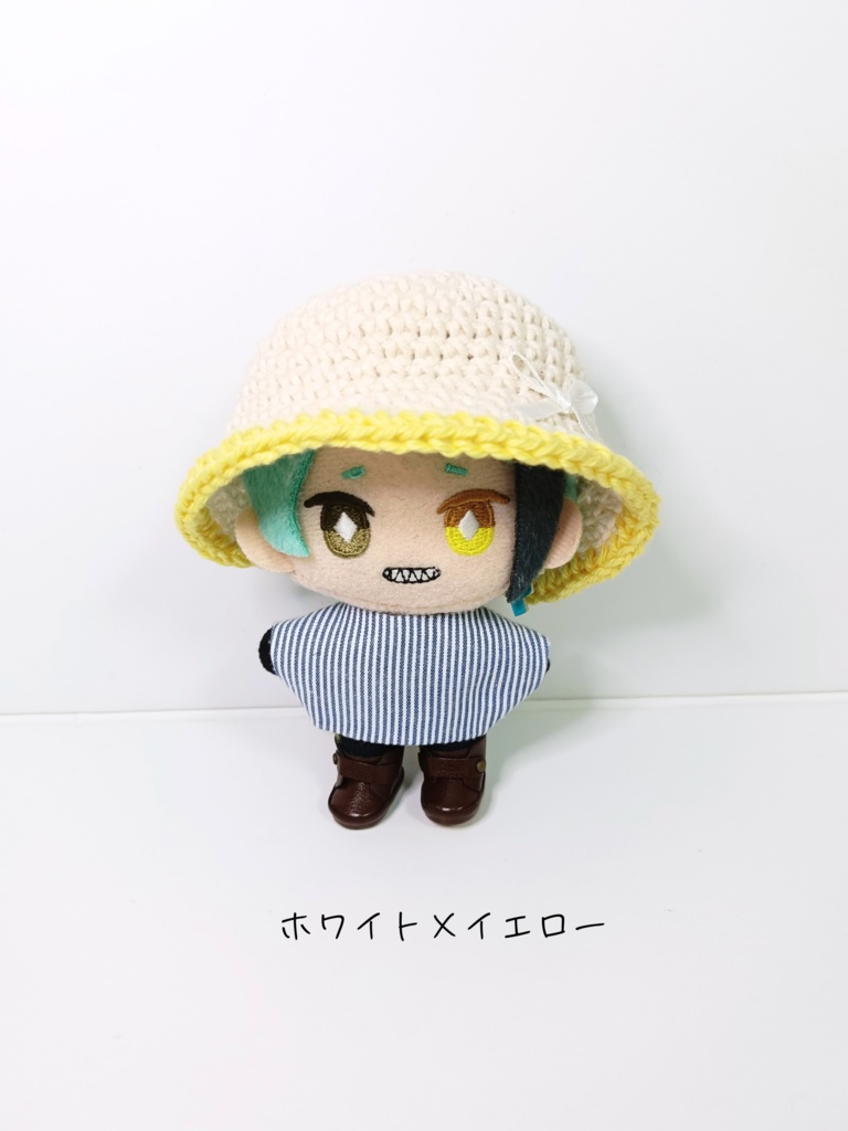 ぬい服10cm バイカラービタミンハット