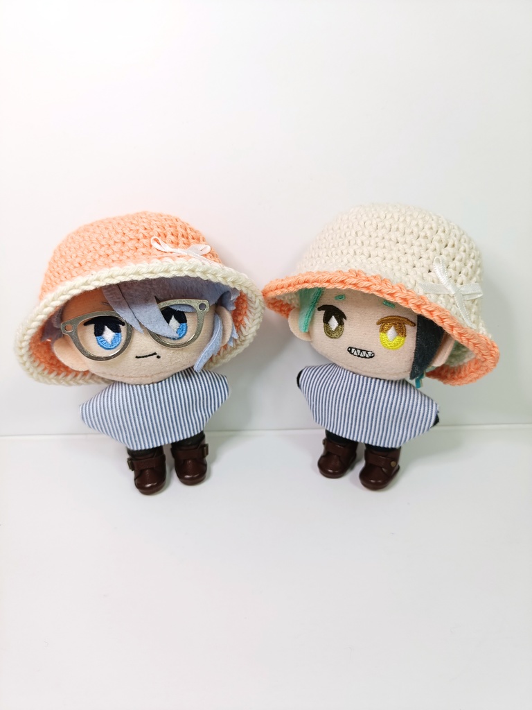 ぬい服10cm バイカラービタミンハット