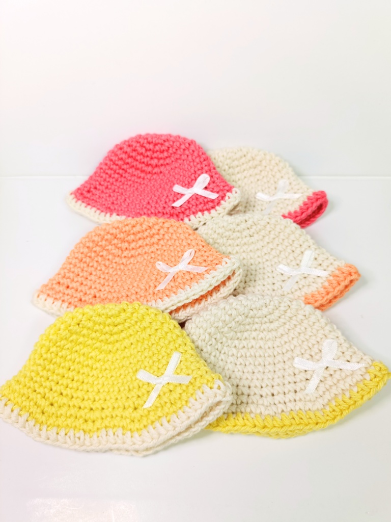 ぬい服10cm バイカラービタミンハット