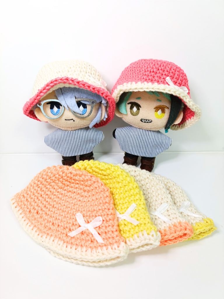 ぬい服10cm バイカラービタミンハット