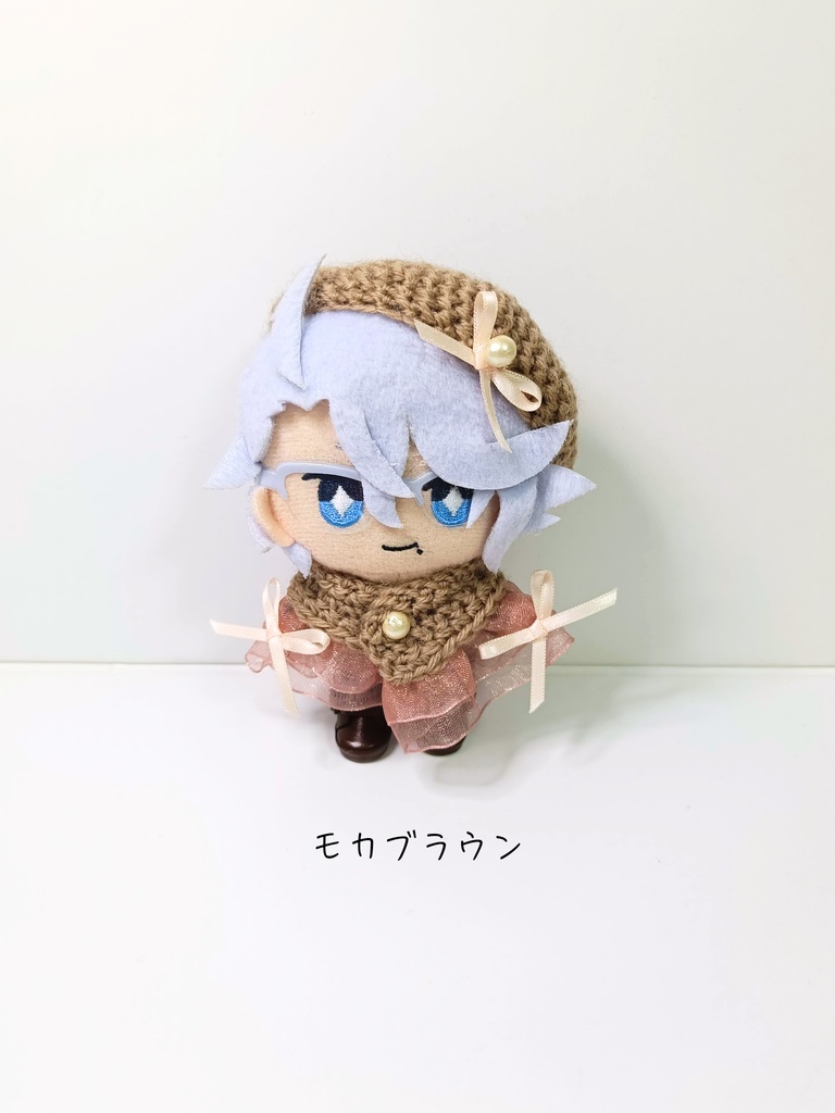 10cmぬい服 ピンクフリルケープ&ベレーセット