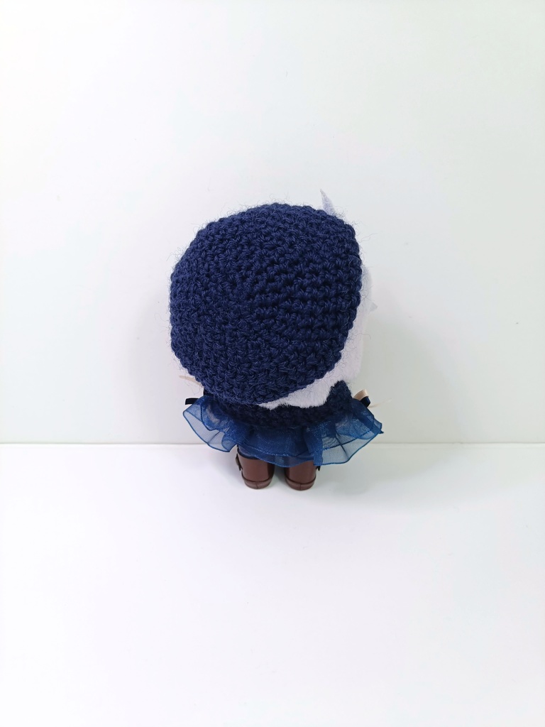 10cmぬい服 ダブルリボンケープ&ベレーセット