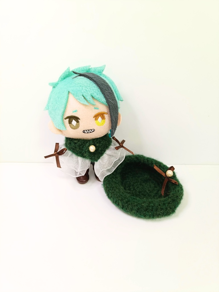 10cmぬい服 フォレストケープ&ベレーセット